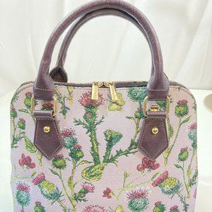 Signare Tapestry and Leather bag